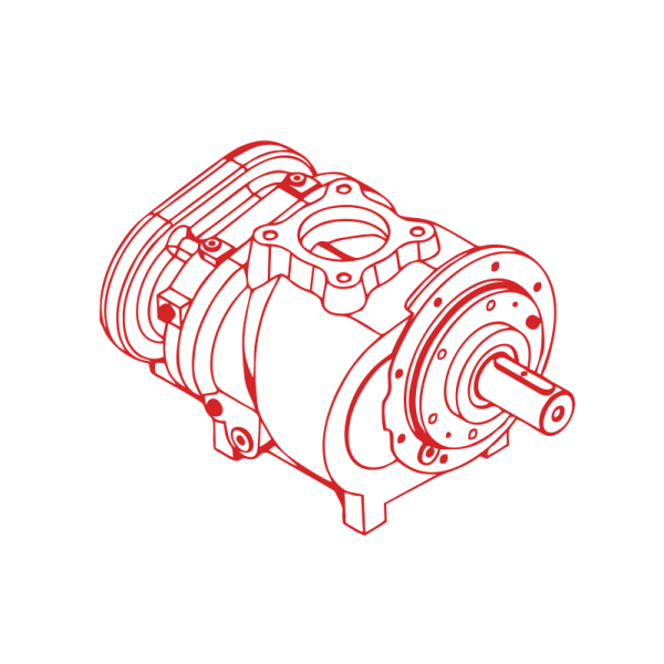 Винтовой блок Hanbell AC 077 (5.5-7.5 кВт, 10 бар)