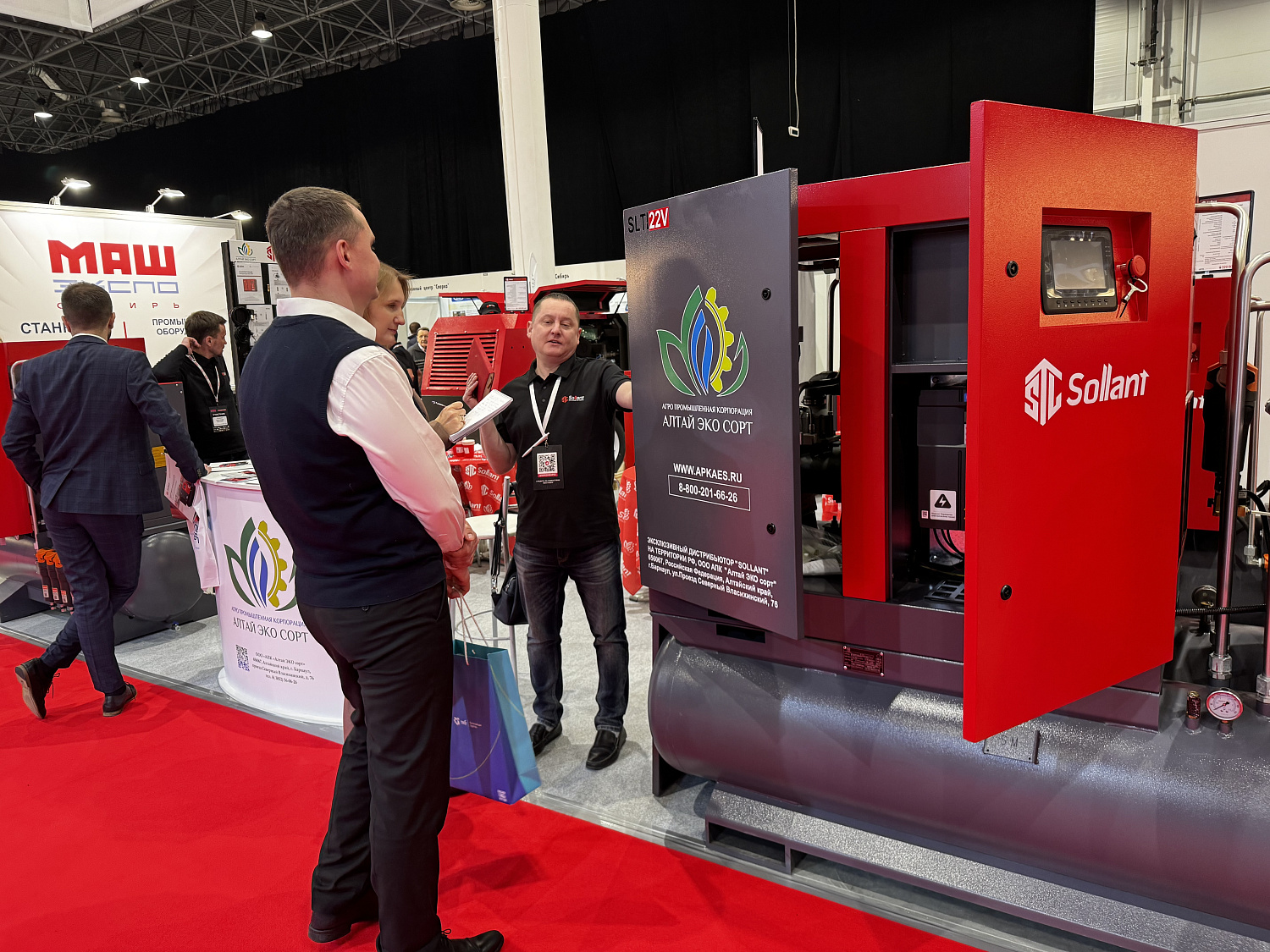 Sollant представил свои решения для лазерной резки на выставке "Маш Экспо"